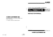 Alinco DJ-560 VHF UHF FM Radio Instruction Manual page 1
