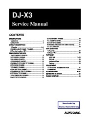 Alinco DJ-X3 VHF UHF FM Radio Service Manual page 1