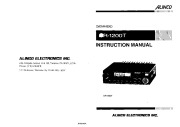 Alinco DR-1200 VHF UHF FM Radio Instruction Manual page 1