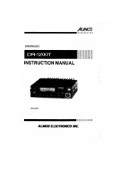 Alinco DR-1200T VHF UHF FM Radio Instruction Owners Manual page 1