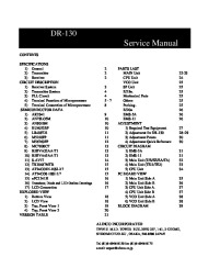 Alinco DR-130 VHF UHF FM Radio Instruction Service Manual page 1