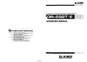 Alinco DR-592 VHF UHF FM Radio Instruction Owners Manual page 1