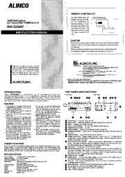 Alinco DM-330MVT Z VHF UHF FM Radio Owners Manual page 1