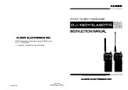 Alinco DJ-160 TE DJ-460 TE VHF UHF FM Radio Instruction Owners Manual page 1