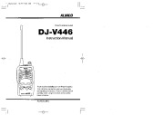 Alinco DJ-V446 VHF UHF FM Radio Owners Manual page 1
