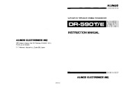 Alinco DR-590 VHF UHF FM Radio Owners Manual page 1