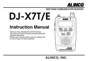 Alinco DJ-X7T E VHF UHF FM Radio Instruction Owners Manual page 1