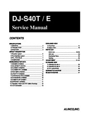 Alinco DJ-S40 T E VHF UHF FM Radio Instruction Service Manual page 1