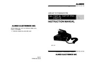 Alinco DR-110 DR-112 DR-410 VHF UHF FM Radio Instruction Manual page 1