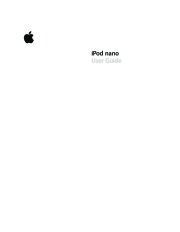iPod nano Users Guide (5th generation) page 1