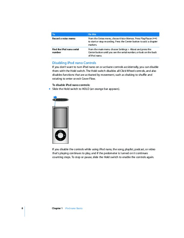 Apple Ipod Nano 6th Generation User Manual
